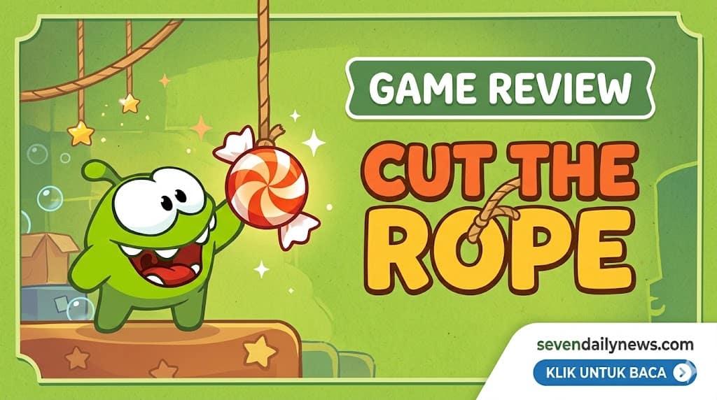 Review Cut the Rope: Puzzle Seru Bikin Nagih!
