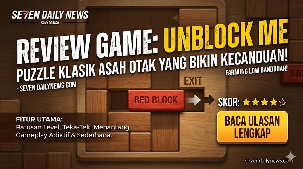 Review Game Unblock Me: Puzzle Santai Bikin Nagih!