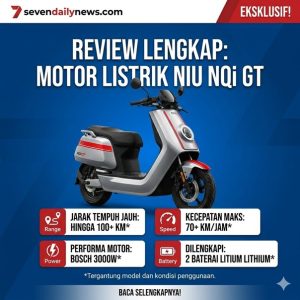 Review NIU NQi GT: Motor Listrik Modern Kencang