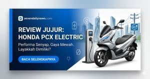 Honda PCX Electric: Skutik Masa Depan Makin Irit