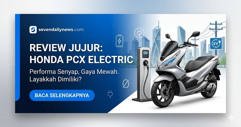 Honda PCX Electric: Skutik Masa Depan Makin Irit