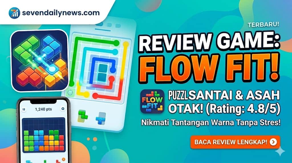 Review Flow Fit: Puzzle Santai Bikin Nagih