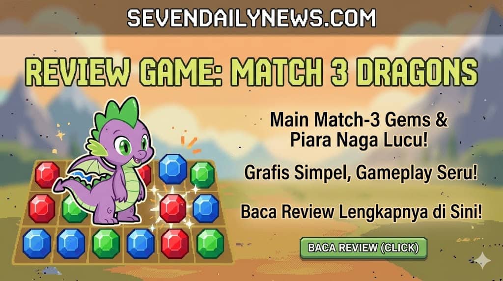 Serunya Match 3 Dragons: Game Santai Bikin Nagih