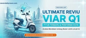 Viar Q1: Motor Listrik Stylish Irit Harian