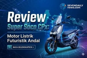 Review Super Soco CPx: Motor Listrik Futuristik Andal