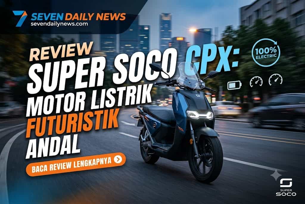 Review Super Soco CPx: Motor Listrik Futuristik Andal
