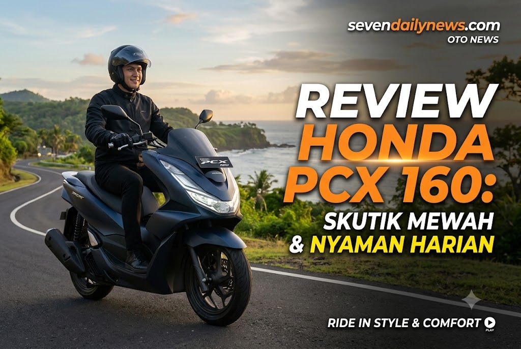 Review Honda PCX 160: Skutik Mewah & Nyaman Harian