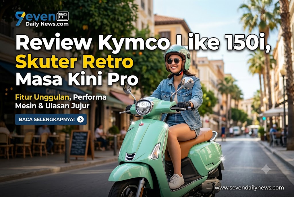 Review Kymco Like 150i, Skuter Retro Masa Kini Pro