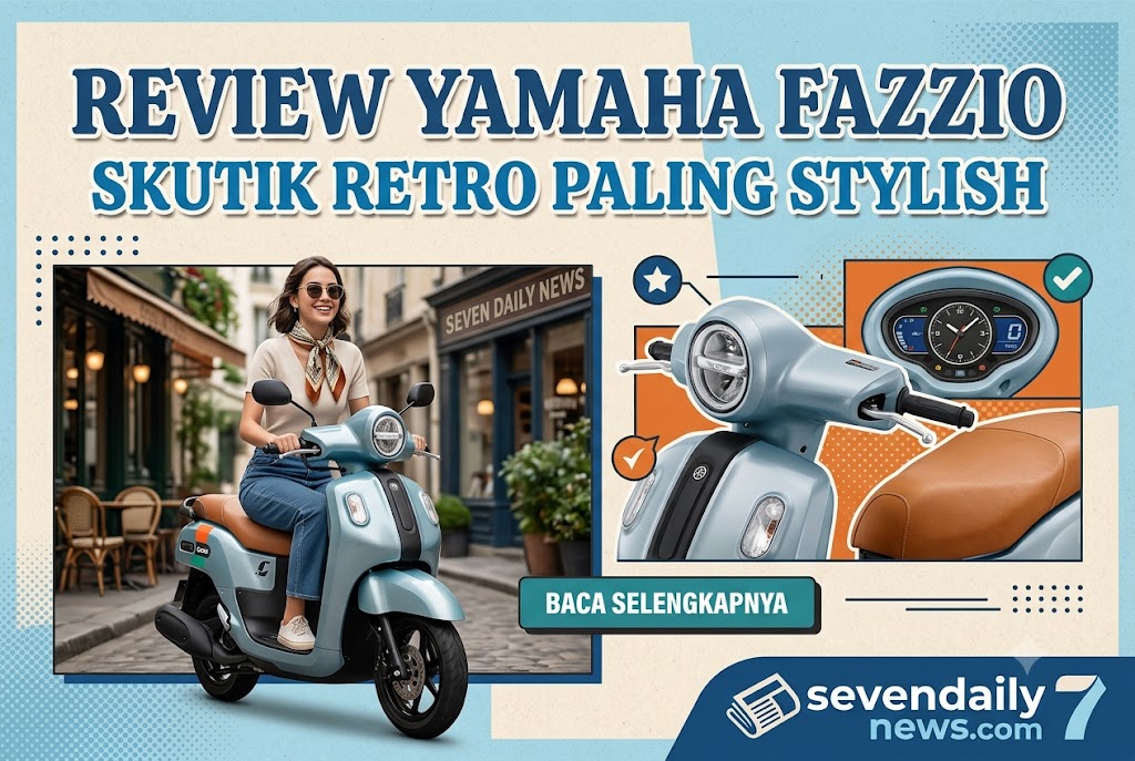 Review Yamaha Fazzio: Skutik Retro Paling Stylish